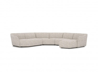 Living room sofa couch U-shape new corner set luxury upholstered furniture decor